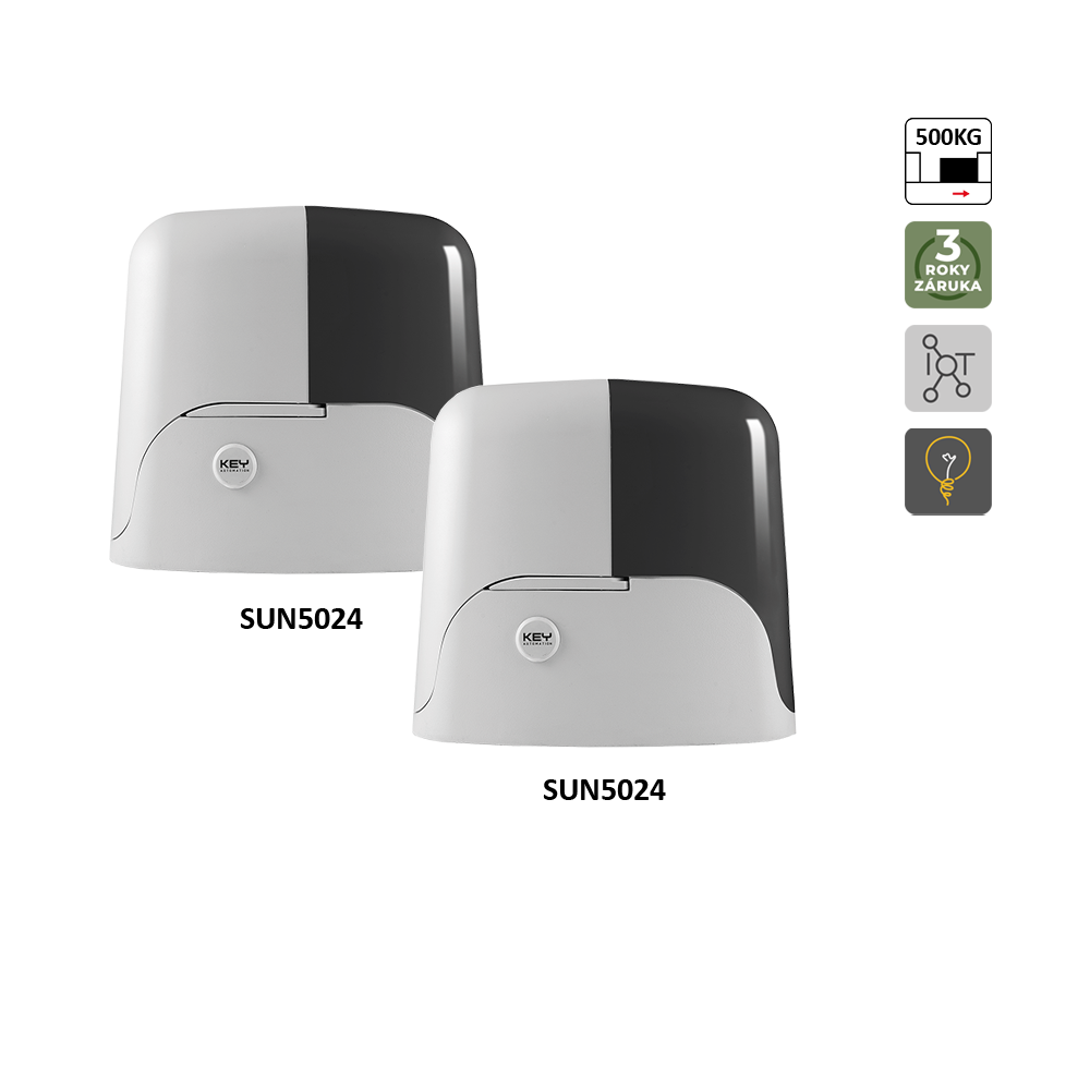 900KSUN5024TW pro protichodné posuvné brány do 4,5 m/500 kg