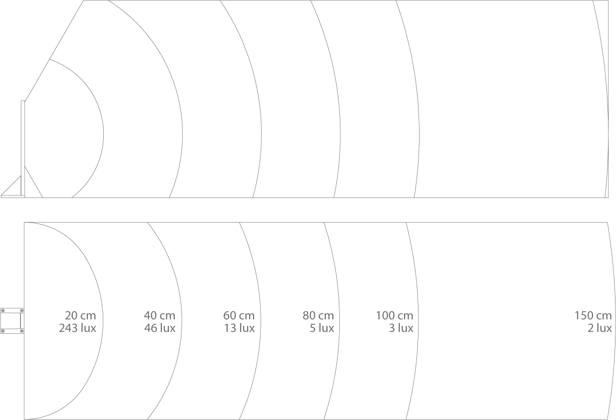 Venkovní LED osvětlení VERTICAL, vertikální