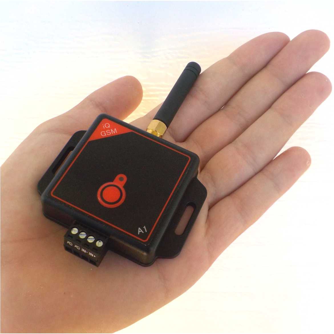 GSM dálkový alarm/pager iQGSMA2, 2x vstup, 2x výstup