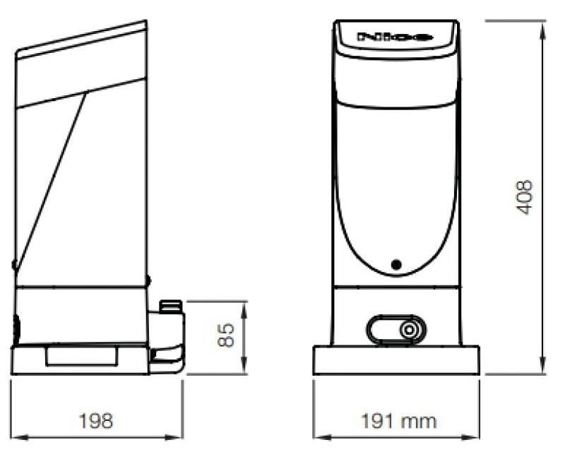 SLH400 pohon SLIGHT pro posuvnou bránu do 400 kg