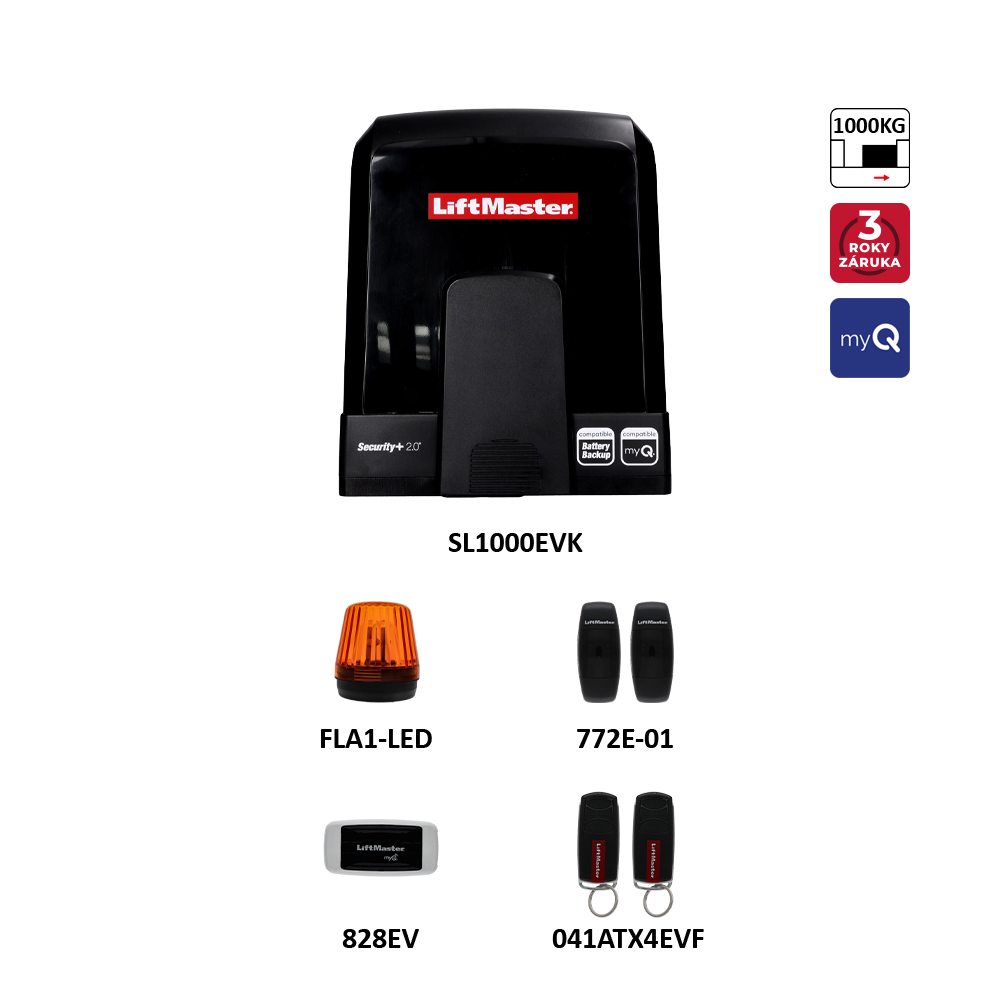 LiftMaster SL1000EVK-03 s myQ rozhraním 828EV