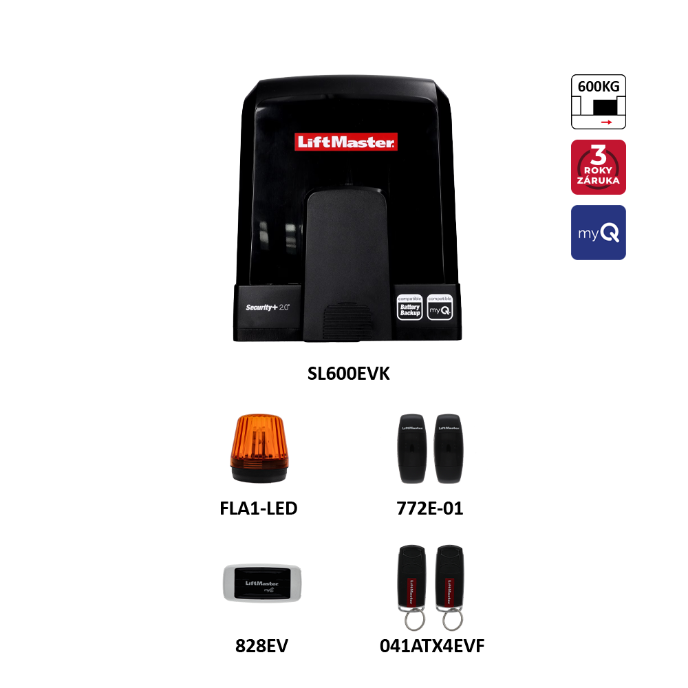 LiftMaster SL600EVK-03 s myQ rozhraním 828EV