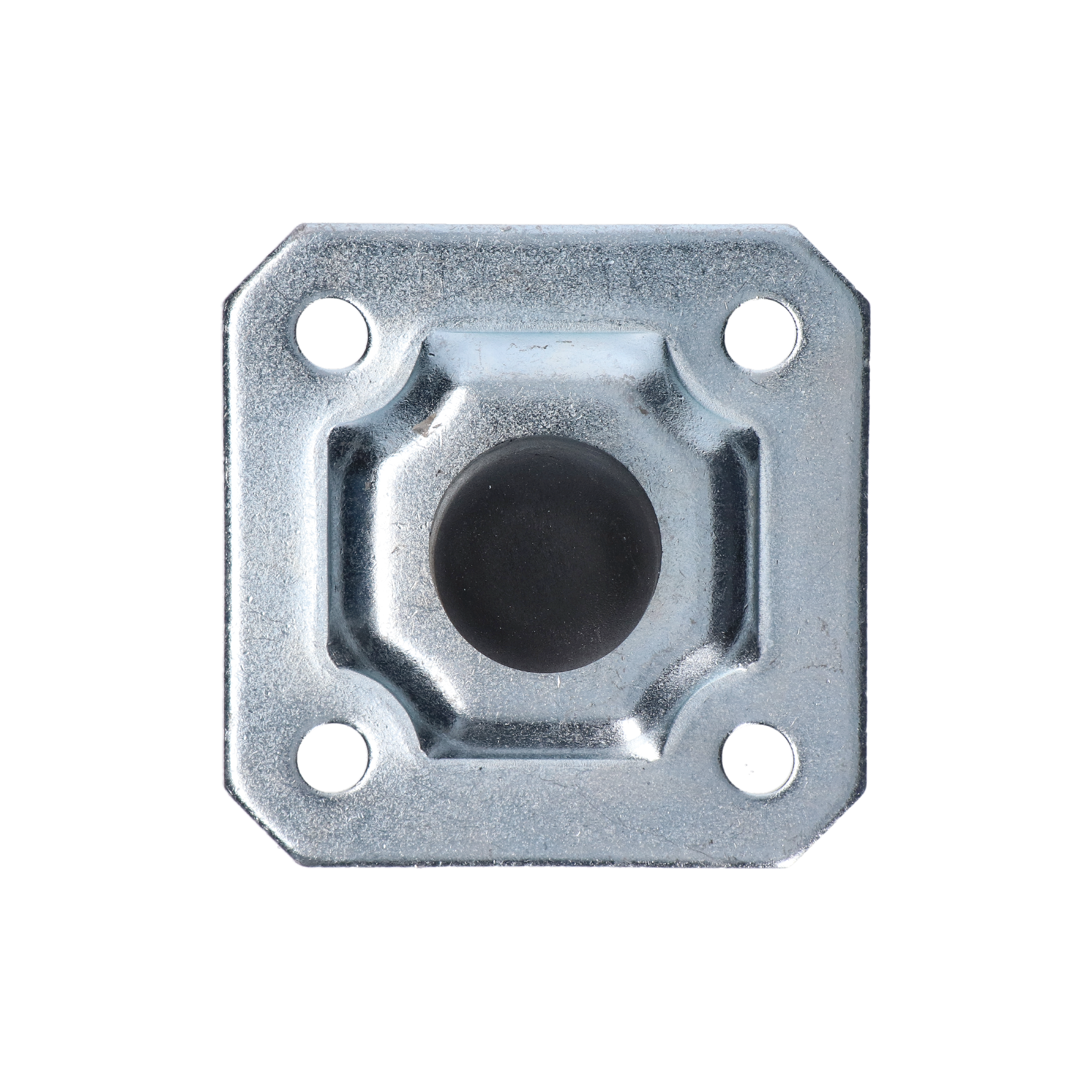 Nastavitelný doraz posuvných vrat, plotna 100x100mm, pozinkovaný