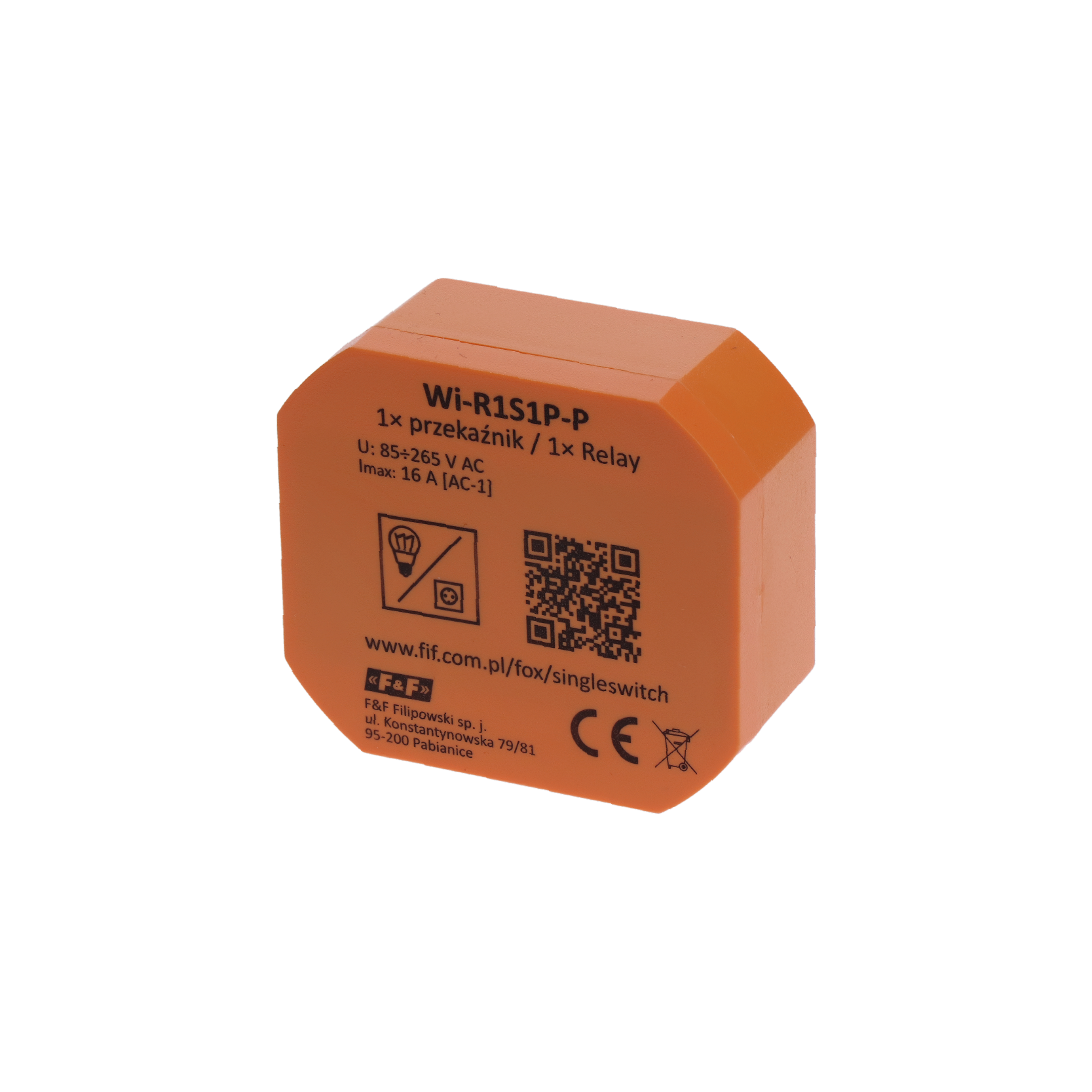 Wi-Fi univerzální 1 kanál, relé modul