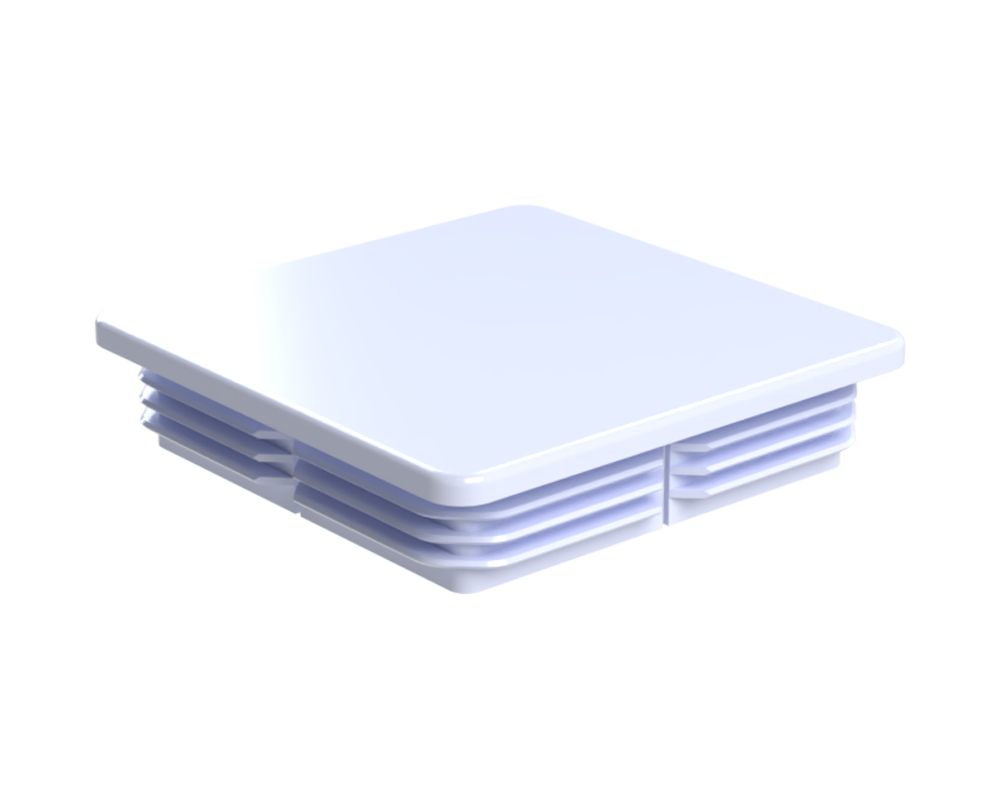 Krytka plastová 150 x 150 mm, bílá