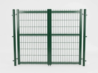 Dvoukřídlá brána 3D Panel - 200x360 Zelená