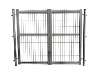 Dvoukřídlá brána 3D Panel - 125x360 Antracit
