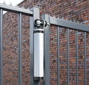 Hydraulický zatvárač 180°, montáž na pánty, M16 a M20, RAL9005