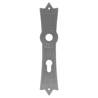 Štít s děrami 260x52mm, rozteč 90mm, otvor na kliku 20mm