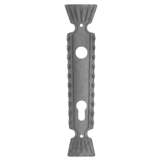 Štítek s děrami 260x56x4mm, rozteč 90mm, otvor na kliku 20mm