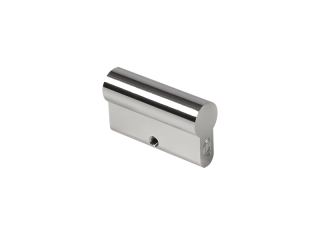 LOCINOX® slepá cylindrická vložka EURO 54mm, niklová, šroub M5x65mm