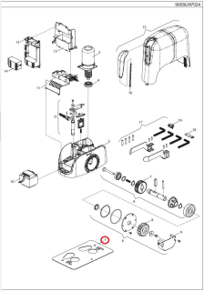 520PIAT004A00 podstavec pod motor, pozinkovaný