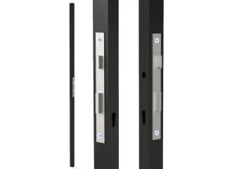 Profil 40x40x2mm H-2000mm se zámkem ZM90/40H, levý