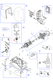 PMD1194.4610 šnekové kolo převodovky pro RB1000 - dostupné i v kitu PRRB01C