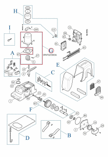 SPMTG05900A kit motoru se slimákem pro RUN1800/2500