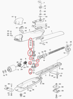 PRWNG02 kit převodovky pro WINGO 230V