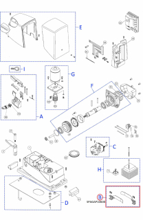 SPGAP10600 Mechanické dorazy pre NICE, pravý+ľavý