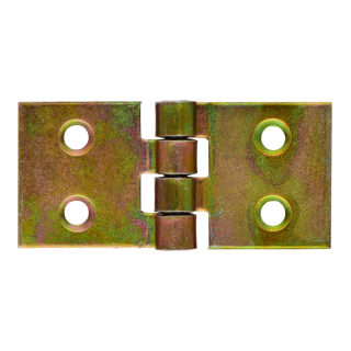Závěs pásový 54 x 25 mm, žlutý zinek