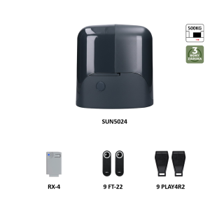 900KSUN5024KR2 SUNKIT DARK pro posuvnou bránu do 500 kg