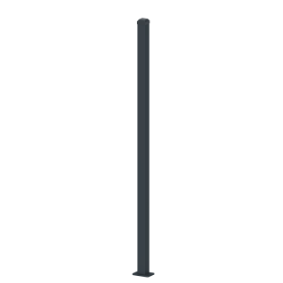 Plotový sloupek 65 x 65 x 1900 mm s patkou