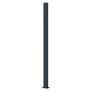 Plotový sloupek 76 x 76 x 1849 mm s patkou