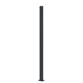Plotový sloupek 65 x 65 x 1857,5 mm s patkou