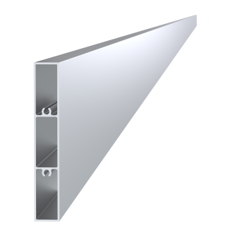 Profil na výplň 100x16mm, materiál EN AW-6060 T66, prírodný hliník bez povrchovej úpravy, cena za KUS