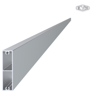Profil na výplň 60x16mm, materiál EN AW-6060 T66, prírodný hliník bez povrchovej úpravy, cena za KUS