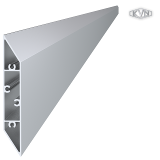 Profil na výplň 108x6mm, materiál EN AW-6060 T66, prírodný hliník bez povrchovej úpravy, cena za KUS