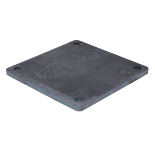 Platňa univerzálna 150x150x10mm, bez povrchovej úpravy