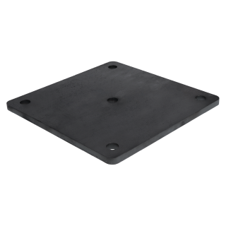 Plotna 200x200x9mm s otvormi 13mm, bez povrchový úpravy