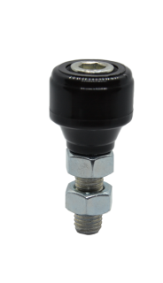 Polyamidové vodící kolečko D-36mm, H-39mm, M12 pro horní vedení posuvných bran