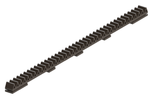 Hřeben nylonový vyztužený sklolaminátem, L-500mm, max. 300 kg