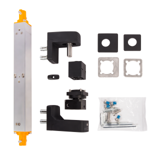 LOCINOX® INTERIO - zabudovaný hydraulický zavírač pro křídlové vrata do 150kg / 1,5m, otevíratelný do 125°