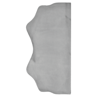 Štít 260x125x3mm bez otvorů, hladký