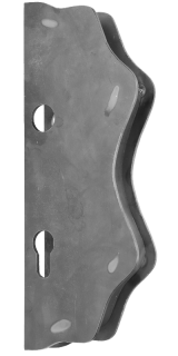 Kazetová sestava pro branku 250 x 95 x 30 mm, hladká