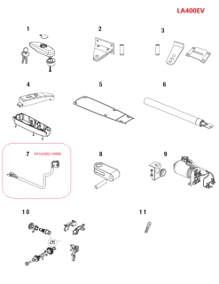041ASWG-0489E vodič s napájecími konektory, 3 m, 24 V