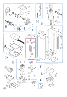 SPAMG092A00 kit pružiny pro M7BAR