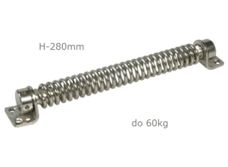 Dverový pružinový zatvárač H - 280mm, max. hmotnosť dverí 60kg