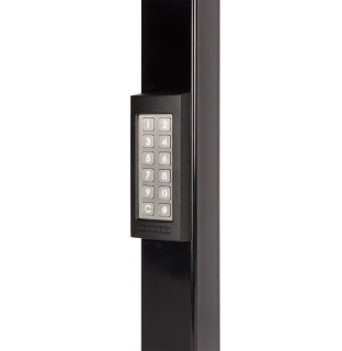 Klávesnice s LED podsvícením pro 100 kódů, RAL 9005