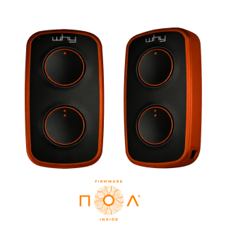 Vysílač LITE MINI NOA 2-kanál, 433 MHz, černo-červený