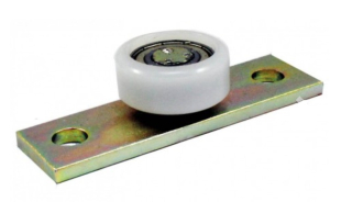 Polyamidové vodící kolečko D-43, d-13, B-35, celková délka 120mm, s ložiskem